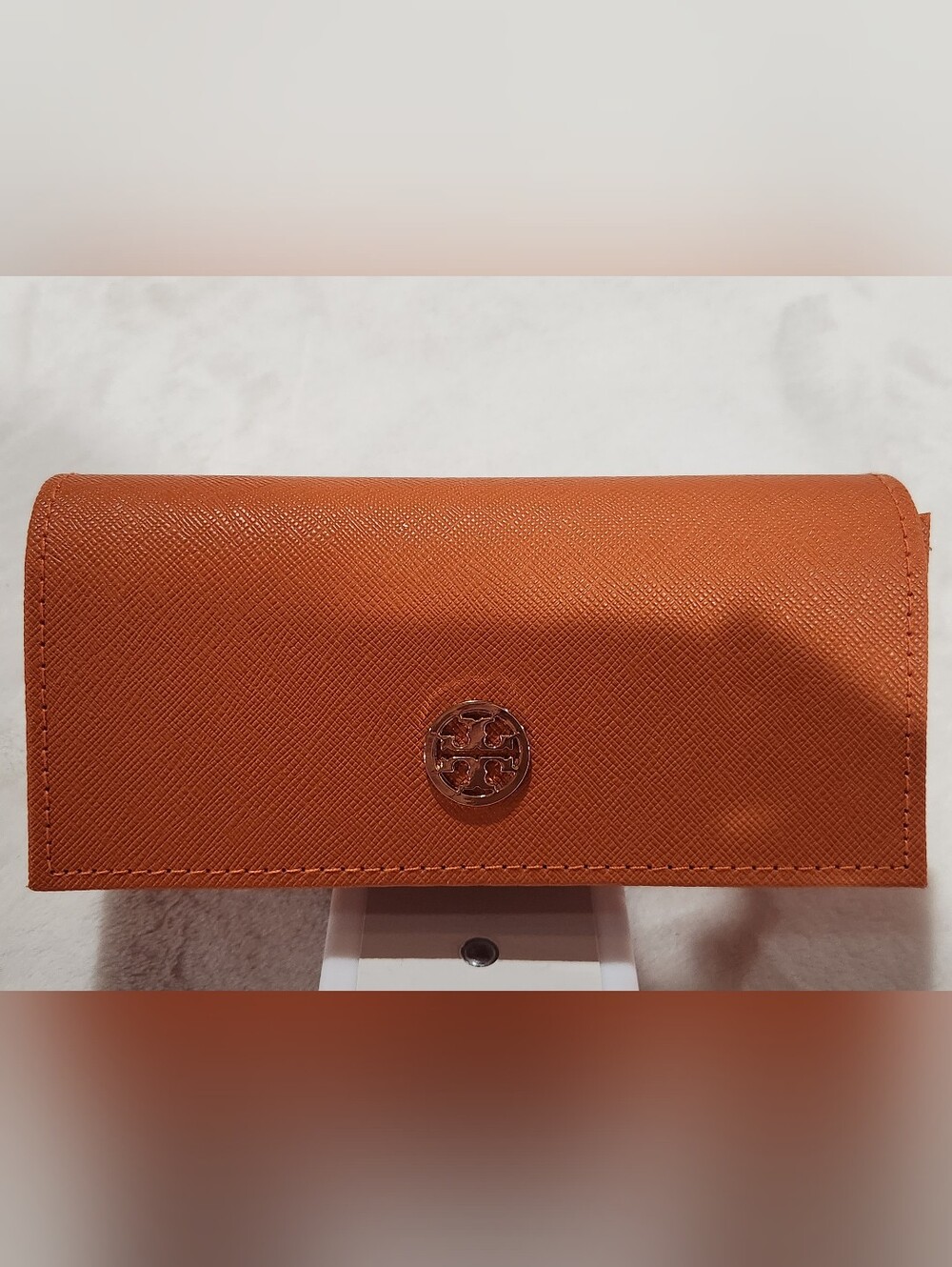 Tory Burch Orange Eye Glasses Case
